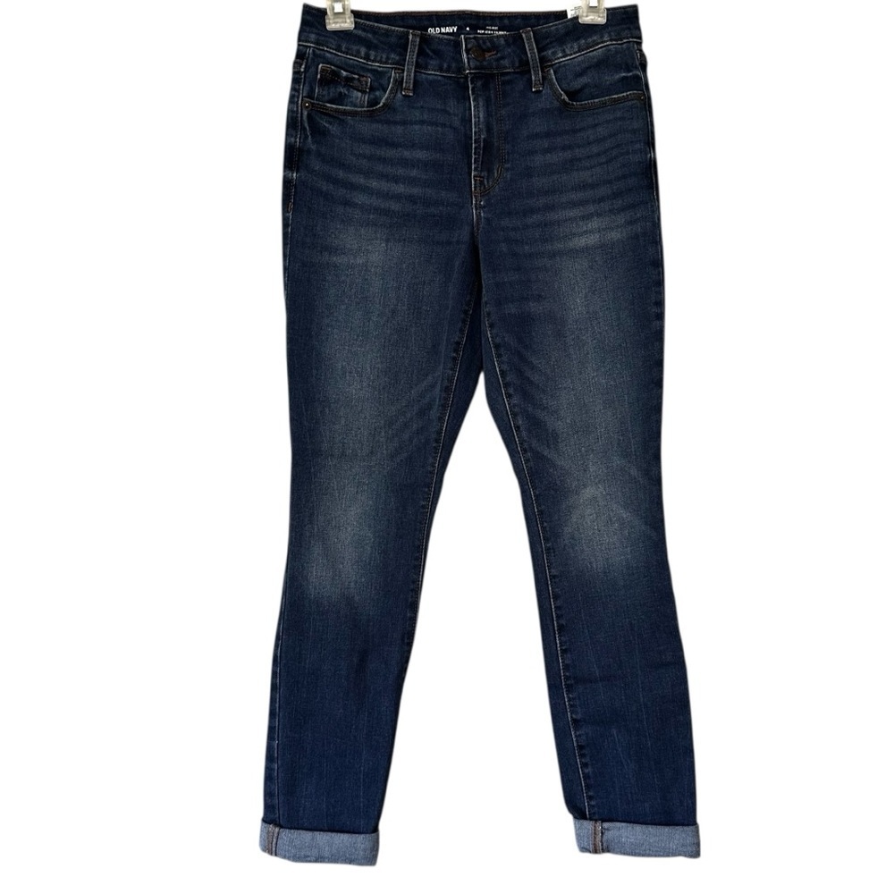 Old Navy Mid Rise Pop Icon Skinny Stretchy Denim Jeans Size 4